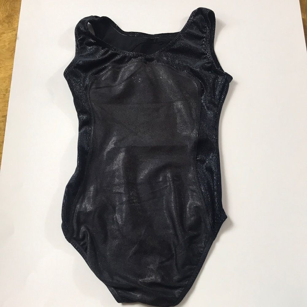 10/$50 JR GIRL BLACK LEOTARD VINTAGE SIZE 10/12